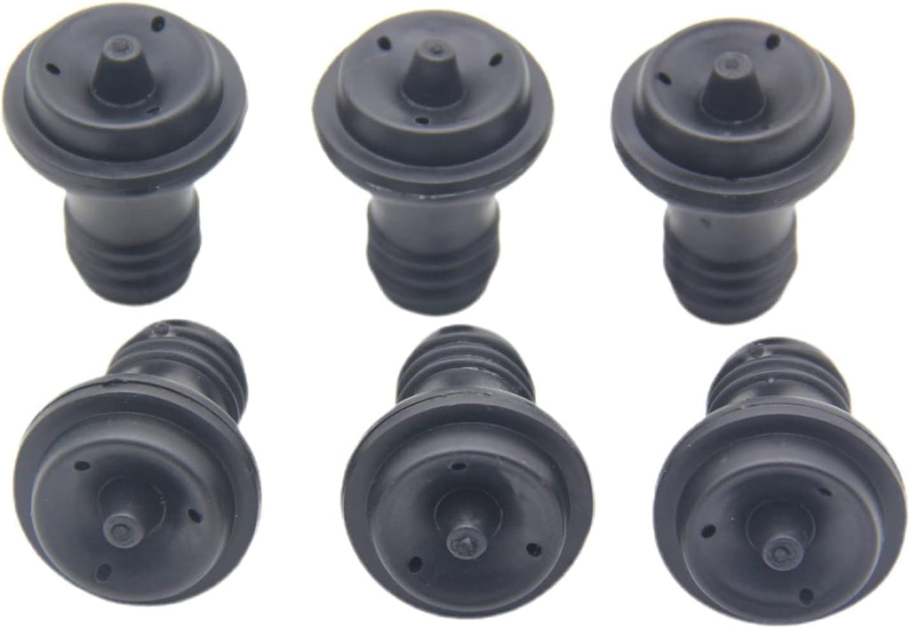 Wine Bottle Stopper, Wine Saver Vacuum Stoppers, Wine pump Vacuum Stoppers, Pack of 6, Rubber Wine Stoppers for Wine Saver Vacuum Pump Preserver, Solid stoppers Fit Every Bottle Keep Wine Fresh