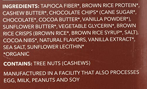 Aloha Organic Chocolate Chip Cookie Dough Protein Bars, 14g Plant-Based Protein, USDA Certified Organic, Gluten Free & Non-GMO, 1.9 Oz (Pack of 12)