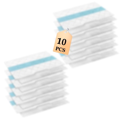 Liaoxiapai 10PCS Disposable Hard Floor Mop Pad Refill for Shark VACMOP Pro VM252 VM200 VM190 VM250 VM251 VM200C VM252C QM250 VC205 Vacuum Cleaner Replacement Pads