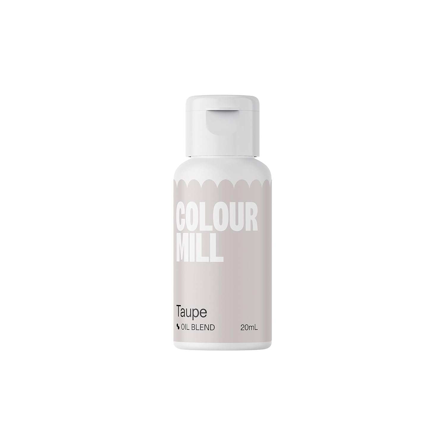 Colour Mill Oil-Based Food Coloring - 20 Milliliters | Rich Taupe Hue for Baking & Decorating