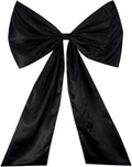 Giant Large Satin Ribbon Bow - 25x40 Inch | Elegant Black Bow for Weddings, Parties & Decor