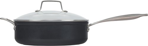 Le Creuset Non-Stick Ceramic Sauté Pan - 4 ¼ Qt with Glass Lid for Effortless Cooking
