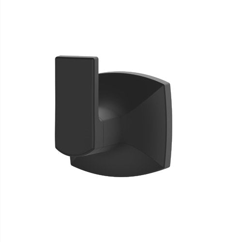 Pfister Vaneri Towel Hook, Bathroom Towel Hook, Wall-Mounted, Screw-In, Matte Black Finish, BRHVRI0B