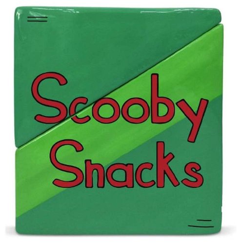 Enesco 6005993 Scooby Doo Ceramics Snacks Box Cookie Jar, 8 Inch, Green