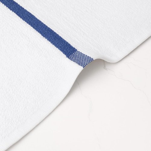 CASA COPENHAGEN Classic Bar Mop Towels - Pack of 12, 10"x10" 100% Cotton, Highly Absorbent & Durable Towels, Multipurpose Kitchen Towels for Home, Bar, Restaurant, Cleaning & More