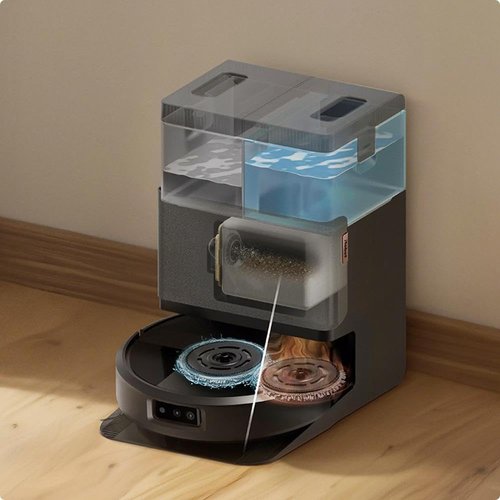 iRobot Roomba Plus 505 Robot Vacuum & Mop - AutoWash Dock, Self-Emptying, LiDAR Navigation, Extending Mop Pads