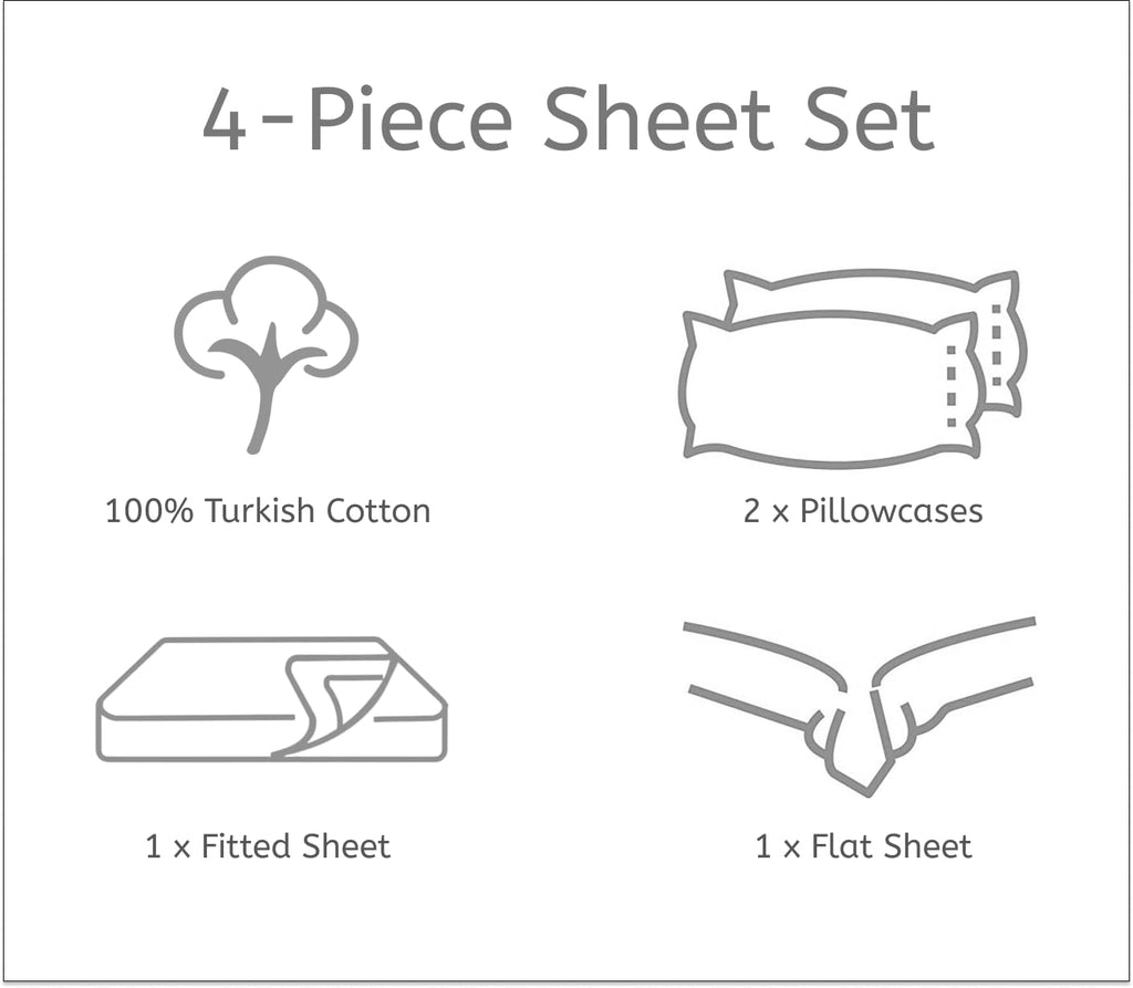 Venice Home 100% Cotton Bed Sheet Set with Deep Pocket - T-Shirt Fabric Jersey Knit - Extra Soft - Easy Fit - 4 Piece Set with Pillowcases - All Season - Comfy – 4 pcs (Pink, King)