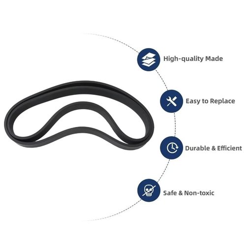 2 Pcs Replacement Belts for CleanView Swivel Rewind Pet Deluxe Models 2258, 22547 & 22582