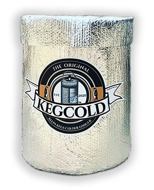 KEGCOLD Portable Keg Cooler - Foldable, Reusable, Lightweight, Insulated, and Easy Setup (1/2 & 1/4 Size Keg)