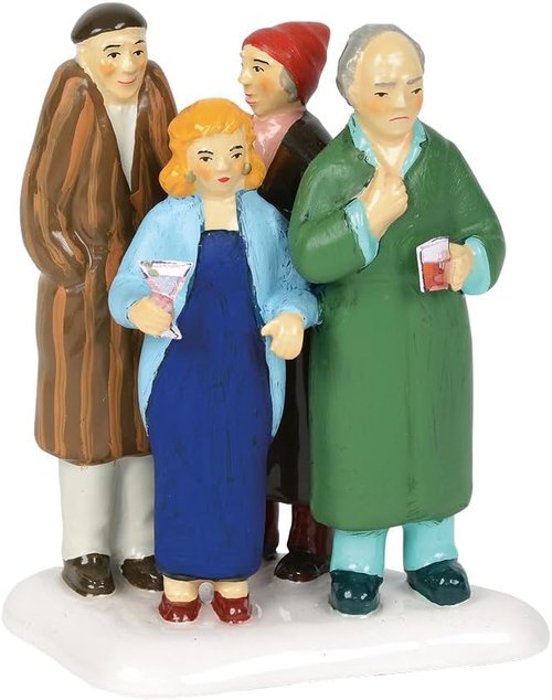 Department 56 Snow Village Figurine - National Lampoon's Christmas Vacation Freezing Our Baguettes Off | 3.25 Inch, Multicolor
