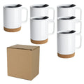 ARTONUSA 14oz Sublimation Coffee Mugs,Case of 6 Pieces