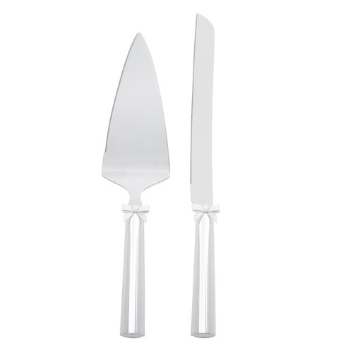 Kate Spade New York Grace Avenue 2-Piece Dessert Set, 1.45 LB, Metallic, Silver Plated