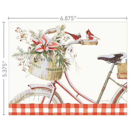 Lang, Winter Bike by Lisa Audit Boxed Christmas Cards