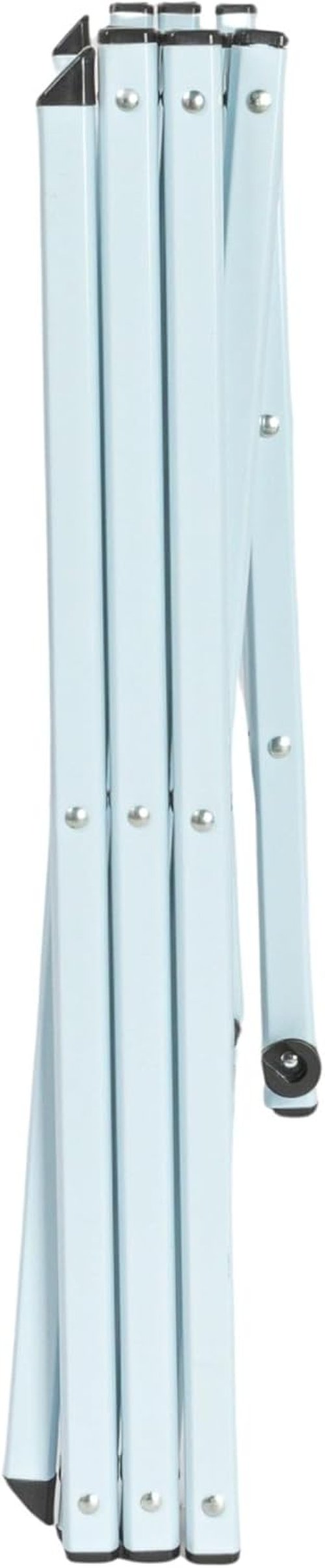 Household Essentials Folding Clothes Drying Rack - Strong Steel Frame with 11 Coated Dowels, White