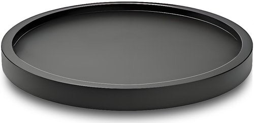 14" Black Bamboo Lazy Susan Organizer Kitchen Turntable for Cabinet Pantry Table Organization