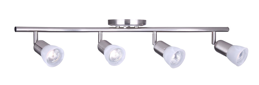 CANARM LTD. IT356A04BPT10 James 4 Bulb Track Light, Brushed Pewter