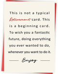 Funny Retirement Card for Women Men, Best Farewell Gifts for Coworkers, Coworker Leaving Card, Happy Retirement Gifts for Retired Friends Boss Teachers Nurses Dad Mom