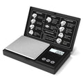 Raclomec Digital Gram Scale 200g x 0.01g Jewelry Scale, Gram, Ounce, Carat, Grain, for Food, Ingredients, Gemstone, Gold Coin, Spice, Medicine and Powder Weighing