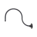 Millennium RGN24-ASB Transitional Goose Neck from R Series Collection in Black Finish