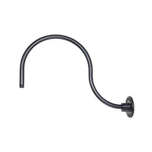 Millennium RGN24-ASB Transitional Goose Neck from R Series Collection in Black Finish