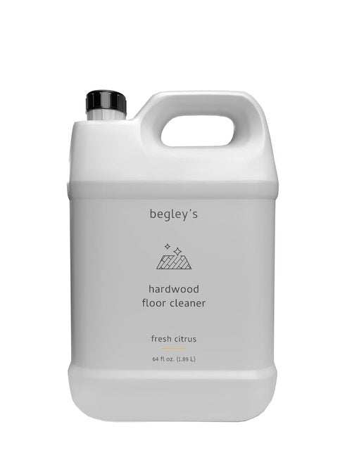 Begley's Hardwood Floor Cleaner Spray - Hard Wood Floor Cleaner for Mopping - Citrus Scent Hardwood Cleaner - 64 oz