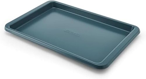 KitchenAid Nonstick Baking Sheet - Swiss Engineered Aluminized Steel, Dishwasher Safe, 9x13 Inch, Agave