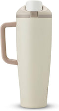 Owala FreeSip Tumbler - 40 oz Stainless Steel - Tan (Lightly Toasted) | Durable & Insulated