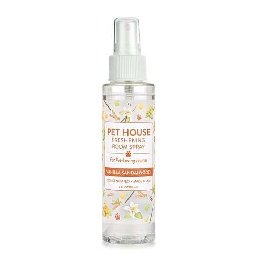 One Fur All Pet Air Freshener 4 OZ Concentrated Room Spray for Pet Odor, Vanilla Sandalwood, Pack of 1