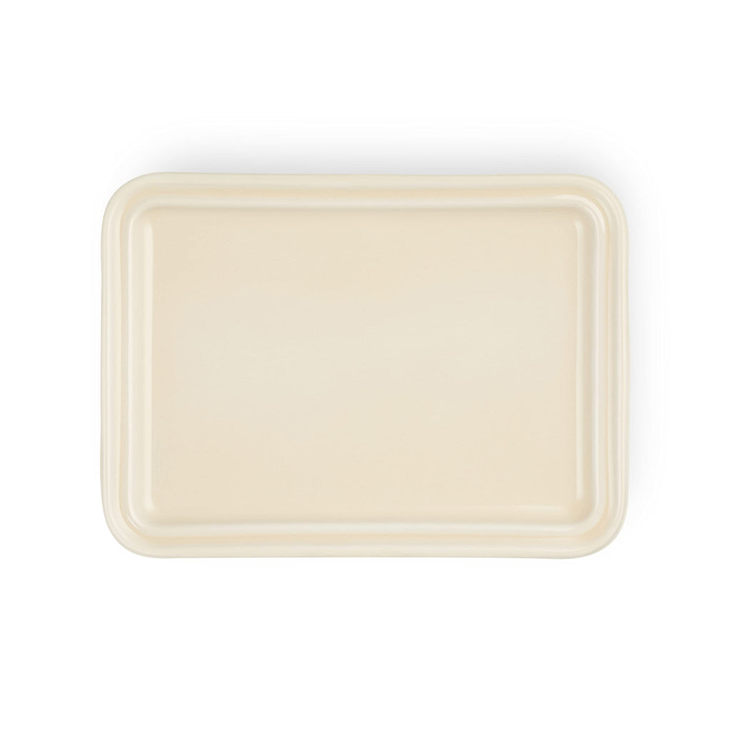 Le Creuset Stoneware Butter Dish, 900 g, 17 x 12.5 x 9 cm, Volcanic, 80837170900003