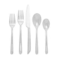 Towle Living Satin Wave 20-Piece Forged Stainless Steel Flatware Set, Service for 4