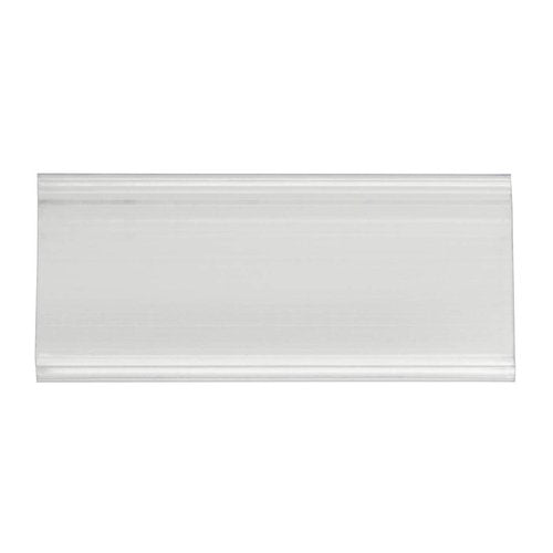 Akro-Mils 29308 Clear Protective Plastic Flat Label Holders for Wire Shelving Retail Display and Warehouses, (25-Pack)