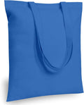TOPDesign 24-Pack Ocean Blue Cotton Tote Bags - Lightweight, Reusable Grocery Shopping Bags | Ideal for DIY & Promotions