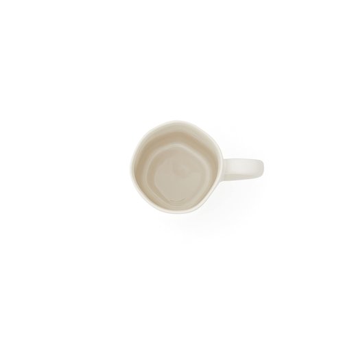 Portmeirion Sophie Conran Arbor Collection Mugs | Set of 4 Organic Shape Mugs for Coffee, Tea and Hot Cocoa | 14 Ounce Handled Mug made of Stoneware | Dishwasher Safe (Creamy White)
