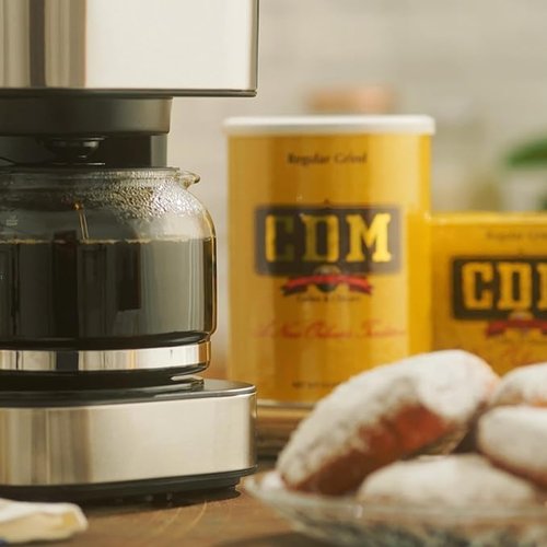 CDM Ground Coffee & Chicory Regular Grind, 13oz Can (Pack of 12)