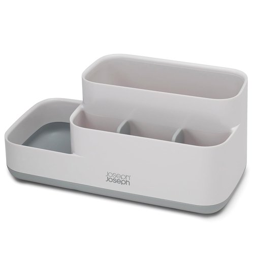 Joseph Joseph EasyStore Bathroom Storage Countertop Organizer Caddy , Gray