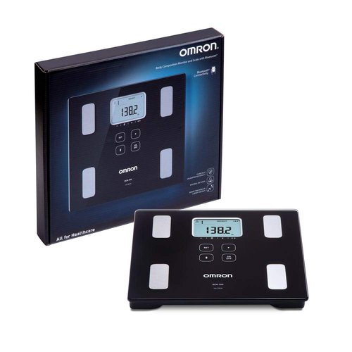 OMRON Body Composition Monitor and Scale - Track Muscle Mass Loss/Gain, Weight, Visceral Fat, BMI - Use OMRON Connect App for Unlimited Storage