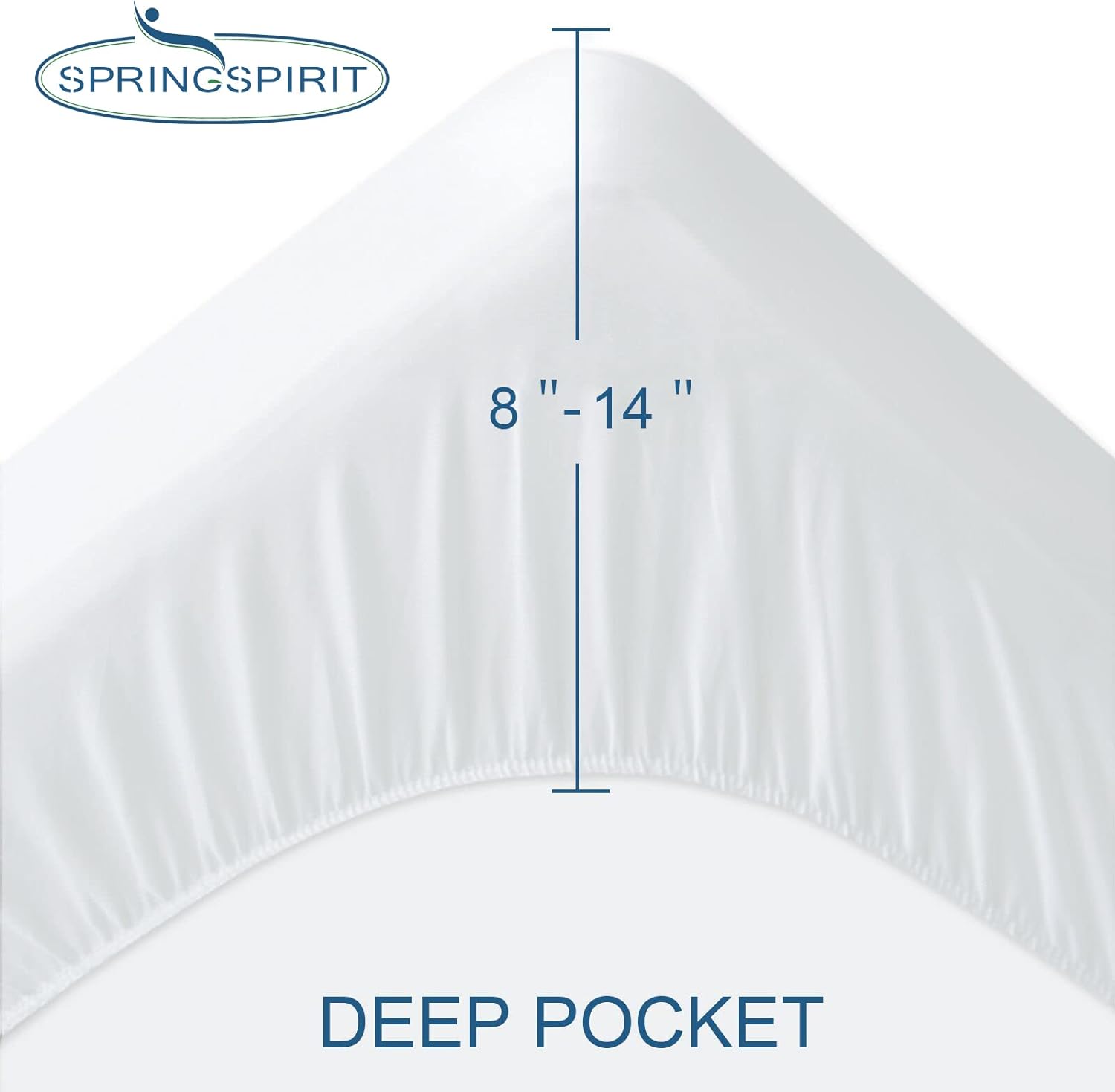 Twin Mattress Protector Waterproof Soft & Breathable Terry, Noiseless Twin Mattress Cover Fitted Sheets up -14'' Mattress Protector for Kids Bed Cover Mattress Pad Protecor Machine Wash