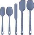 ChefAide Silicone Spatula Set - 5 Pieces, Heat Resistant Up to 600°F, Ergonomic Grip for Nonstick Cookware