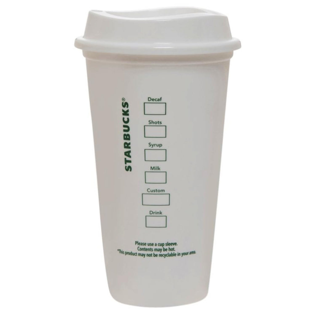 Starbucks Set of 5 16oz Reusable Hot Cups with Lid