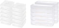 IRIS Modular Supply Case - PVC-Free, Clear Design, 10 Pack, Perfect for Organizing Essentials