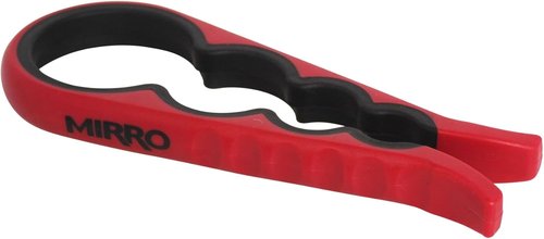 MIRRO Canning Jar Opener - Effortless Grip Design for Easy Jar Opening | Vibrant Red Color