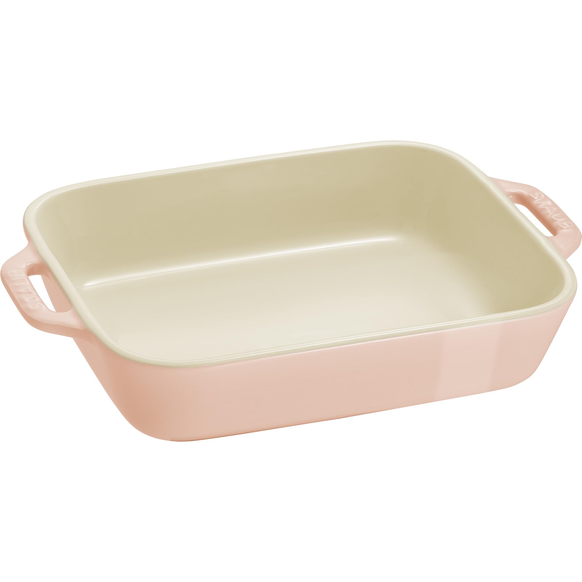 Staub Ceramic 2-pc Rectangular Baking Dish Set - Macaron Pastel Pink