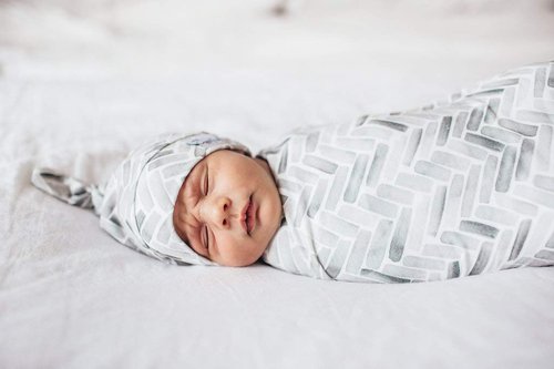 Copper Pearl Large Premium Knit Baby Swaddle Receiving Blanket Alta