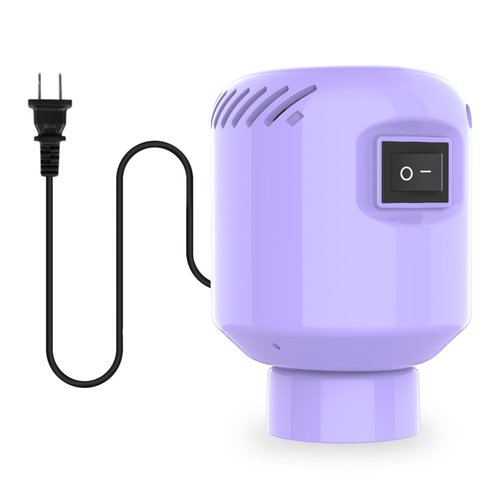 BAMCOO Electric Pump for Vacuum Storage Bags, Travel Vacuum Pump for Various Vacuum Seal Bags Portable Vacpack Air Pump for Compression Clothing Blanket Luggage Purple (Storage Bag Not Included)