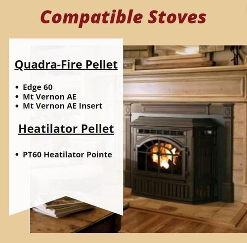 Quadrafire Thermocouple K for the Mt Vernon AE Freestanding & Insert, Edge 60, Heatilator Pointe PT60 - Replaces SRV7000-334 SRV7034-247