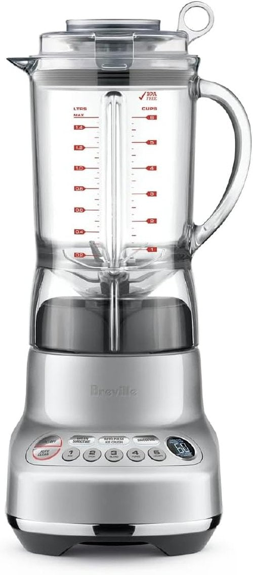 Breville BBL620SIL Blender - Fresh & Furious Performance in Sleek Silver Finish