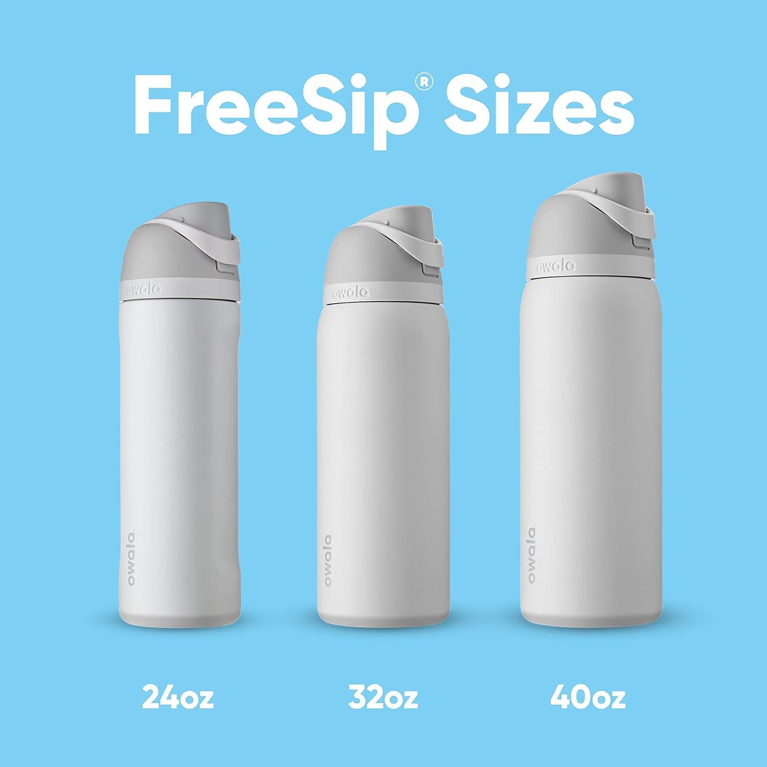 Owala FreeSip Insulated Stainless Steel Water Bottle - 40 oz BPA-Free with Straw | Surfs Edge Design