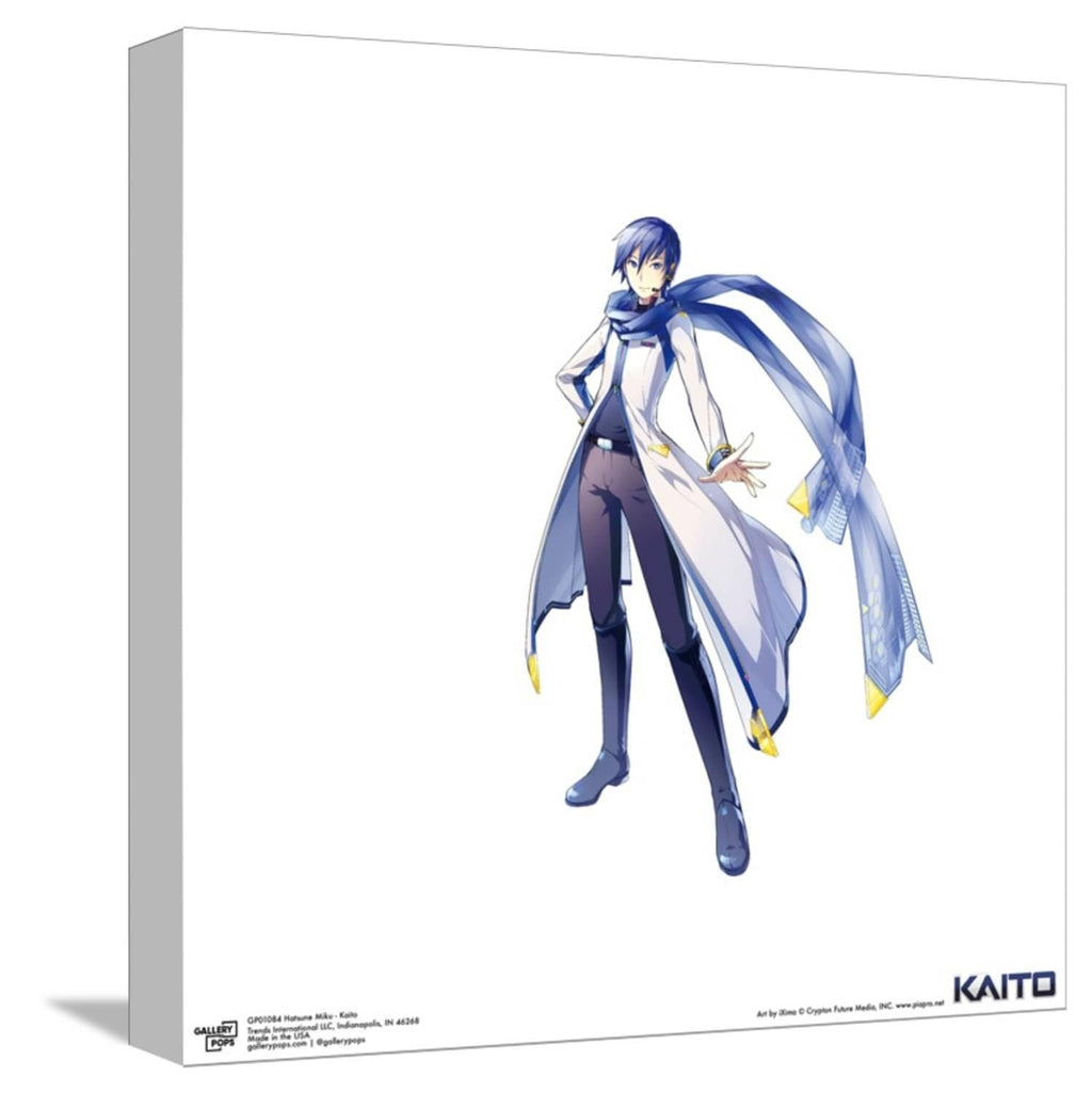 Trends International Gallery Pops Hatsune Miku - Kaito Canvas Wall Art Wall Poster, 12.00" x 12.00", Stretched Canvas
