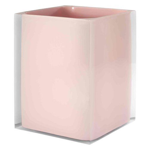 Izod - Wastebasket, Decorative Trash Can, Resin Home Accessories, Guest Bathroom, Dorm Room Essentials (Marina Collection, Pink)