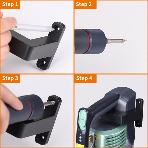Wall Mount Holder for Shark IX141 IZ562H IZ682H IZ361H IZ462H IZ163H IZ363HT IZ483H Pet Cordless Stick Vacuum, Ultracyclone CH951 & Dyson V10 V11 V12 V15 Outsize Vacuum Storage Wall Hanger Hook